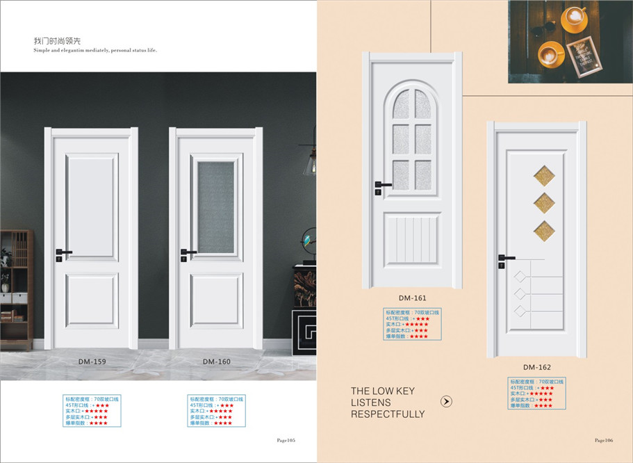 鲁艺无漆木门系列